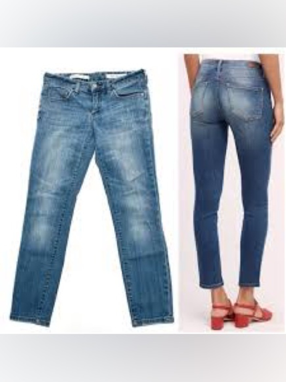 Anthropologie Blue Skinny Jeans size 32